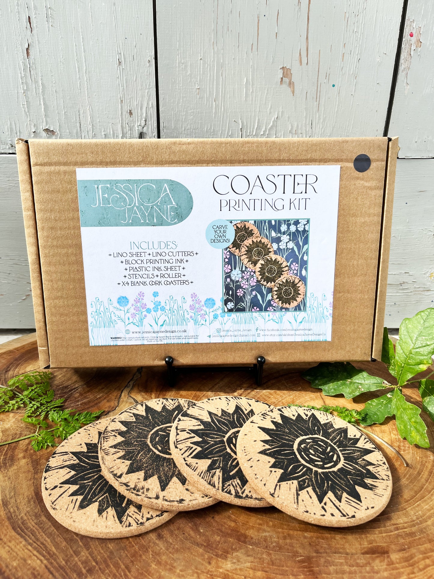 Lino Printing Kit - Coasters