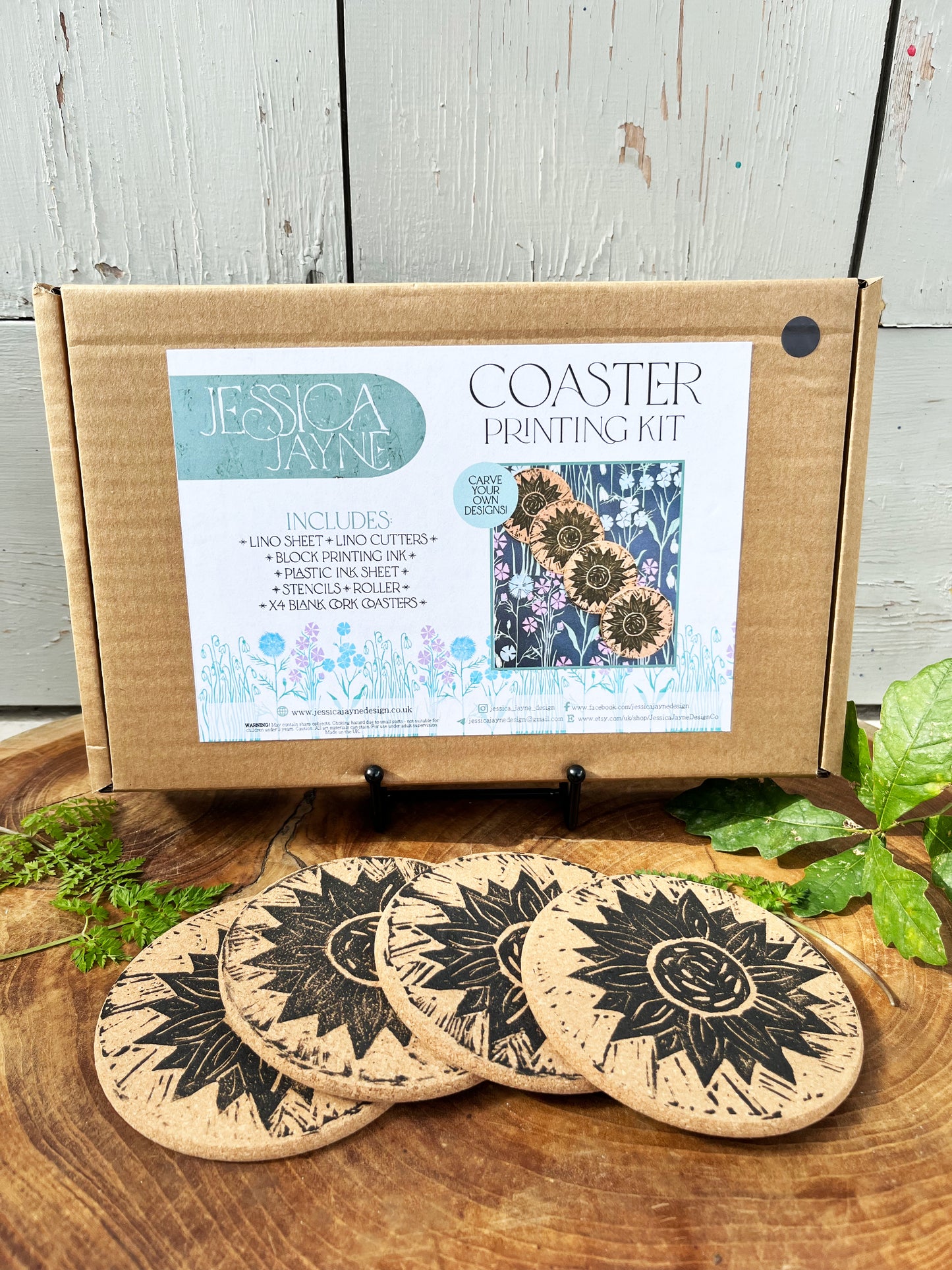 Lino Printing Kit - Coasters