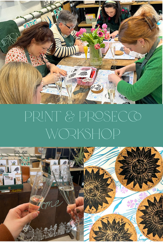 Print & Prosecco - Workshop - PYO Coasters