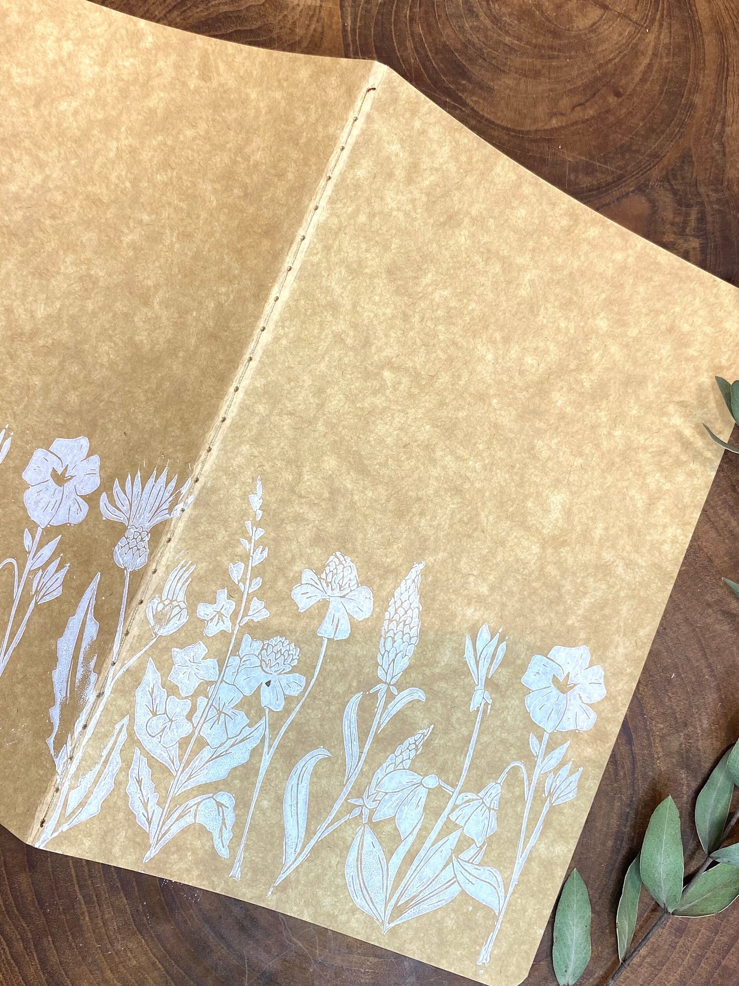 Hand Printed A5 Notebook